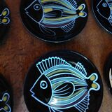 Robert Picault fish decor plates