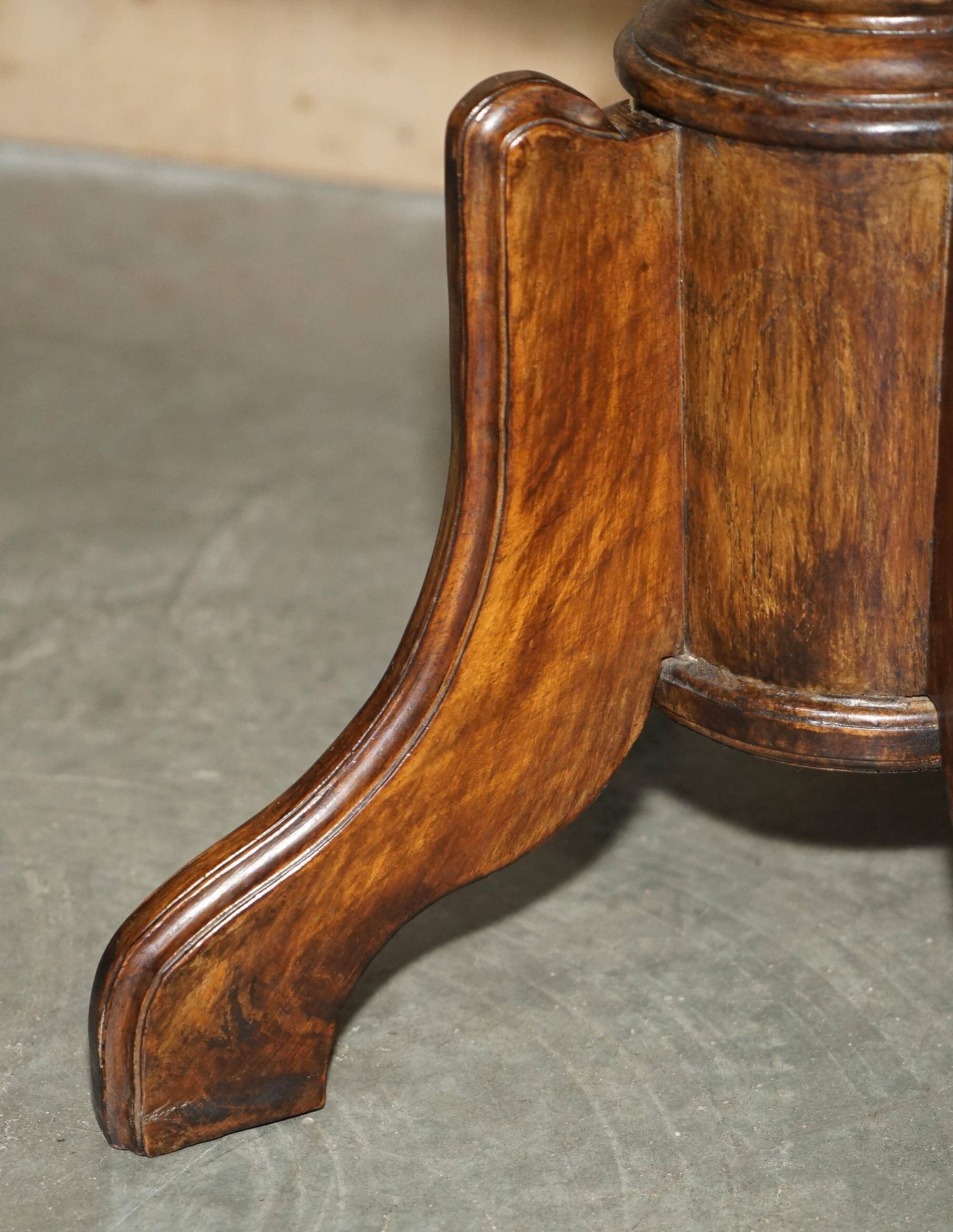 Antique Victorian swivel office armchair