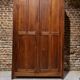 Parisian wardrobe in solid wood