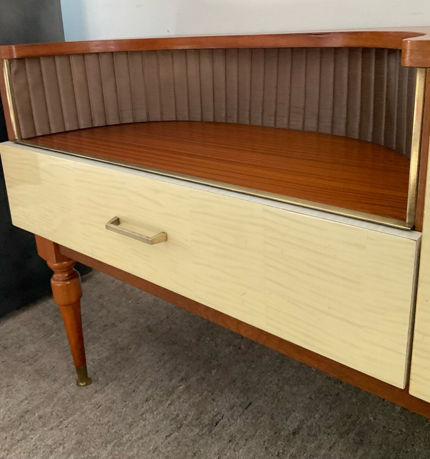 Enfilade vintage tv furniture from the 60s