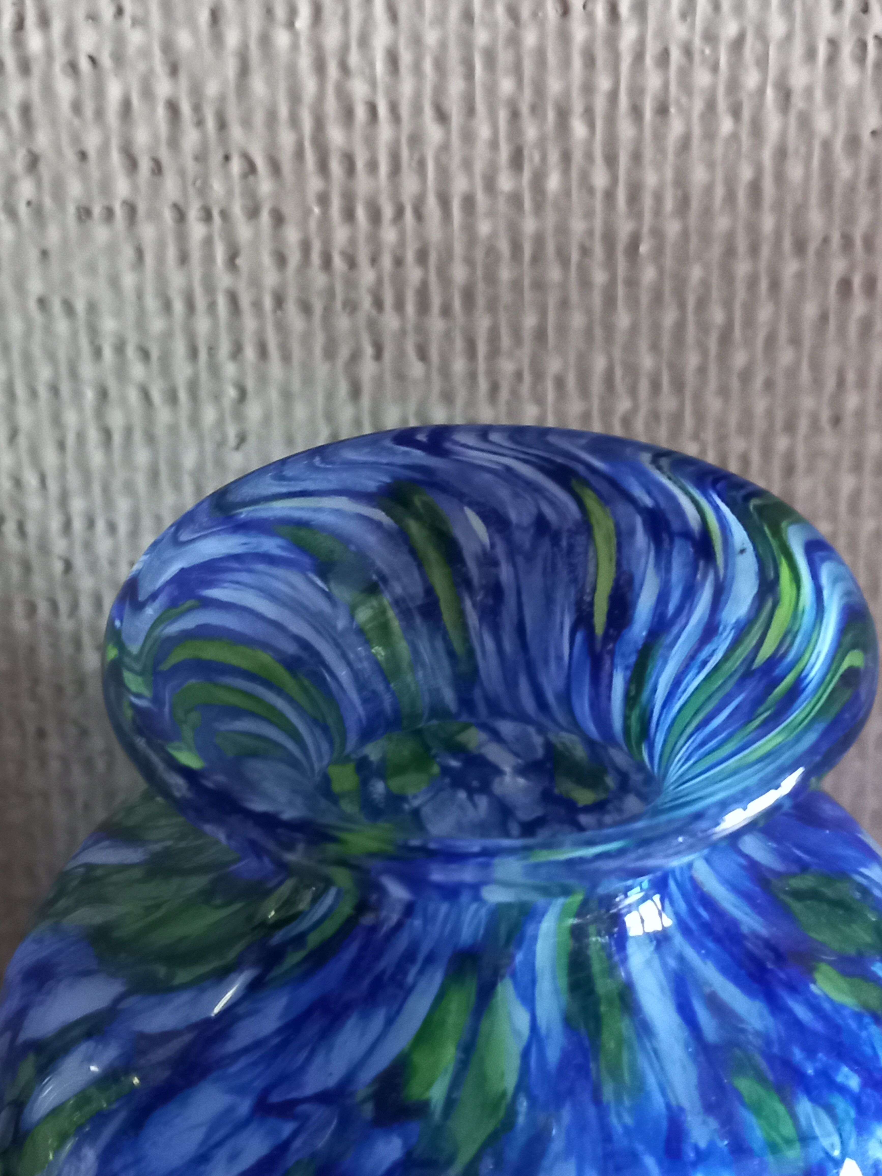 Murano blown glass vase