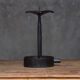 Brutalist beaten iron candle holder 1950