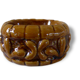 Ashtray ceramic glazed beige/Brown vintage 1970
