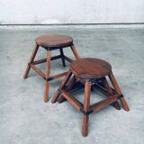 Wabi Sabi Nesting Tables, France, 1950s, Set of 3