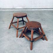 Wabi Sabi Nesting Tables, France, 1950s, Set of 3