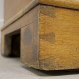 Treasure oak domed top chest