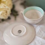 Set of 4 coffee cups with their sub-cups - KG Lunéville