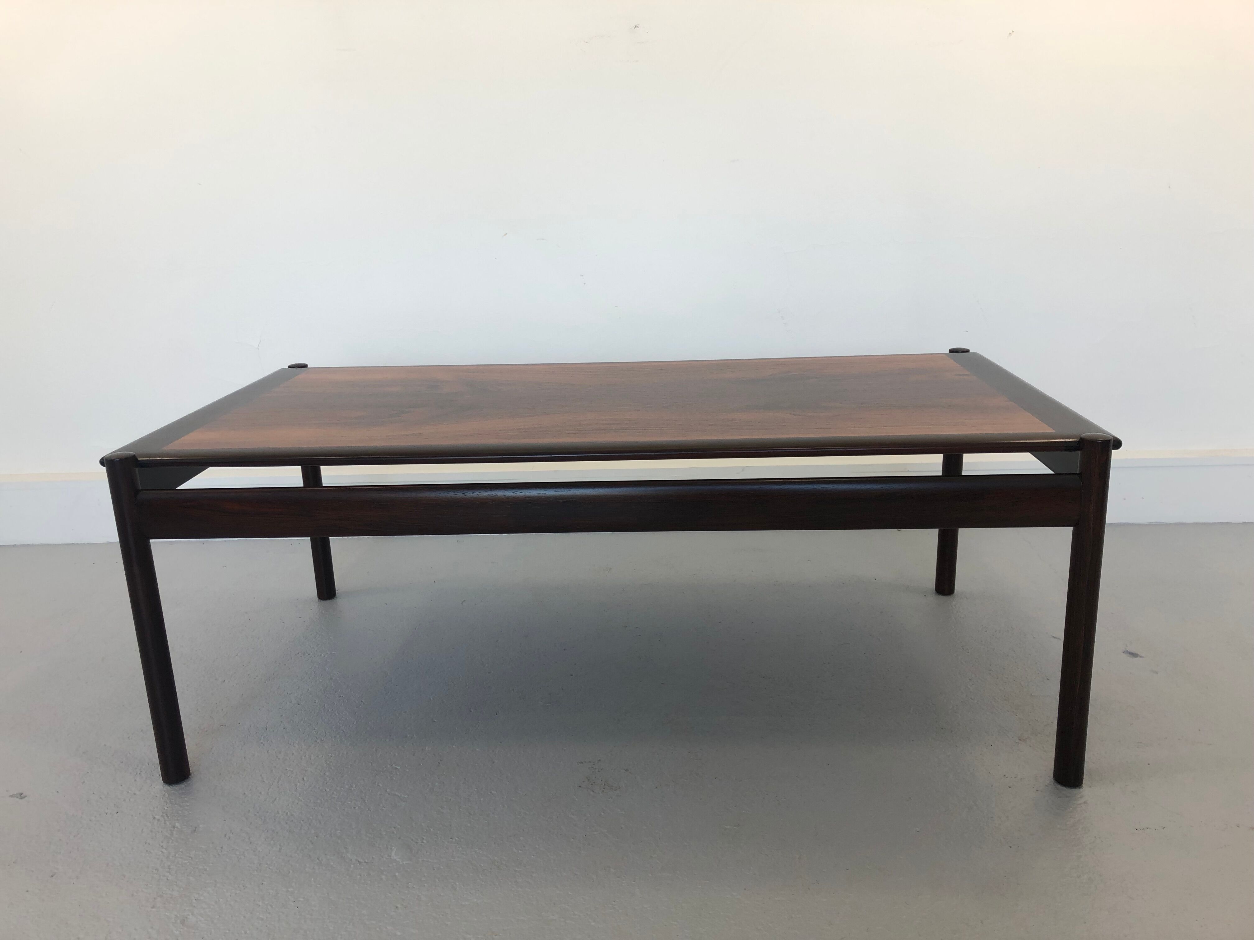 Mid-Century Modern Rosewood Coffee Table by Sven Ivar Dysthe,1970 s