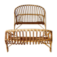Head and footboard rattan basket