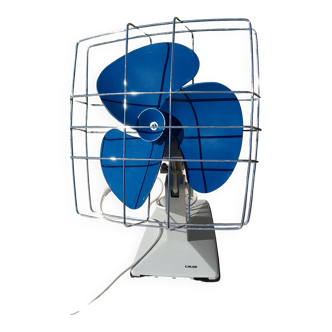Calor blue and white fan 70s