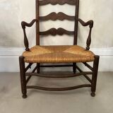 Provençal straw armchair from the 18th century