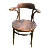 J J Kohn curved wood office chair