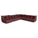 Modern French Togo leather sofa