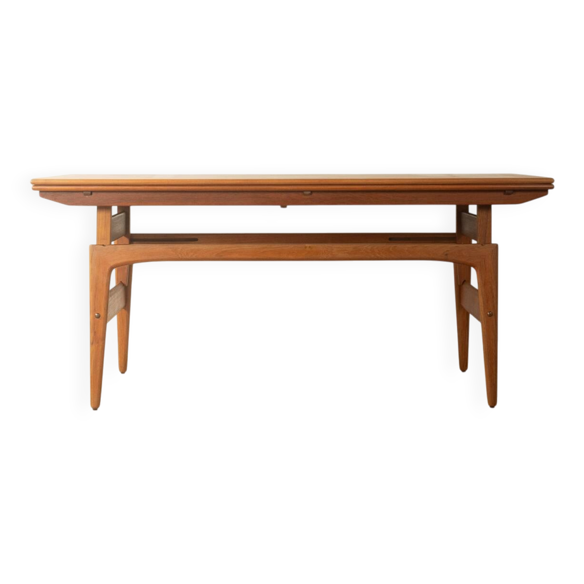 Convertible coffee table by Trioh in teak, Denmark