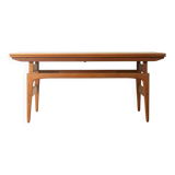 Convertible coffee table by Trioh in teak, Denmark