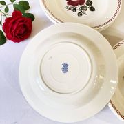 Assiettes creuses, modèle Germaine, Badonviller
