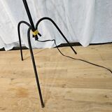 Yellow scoubidou floor lamp 1960