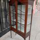 Vitrine anglaise art nouveau. acajou