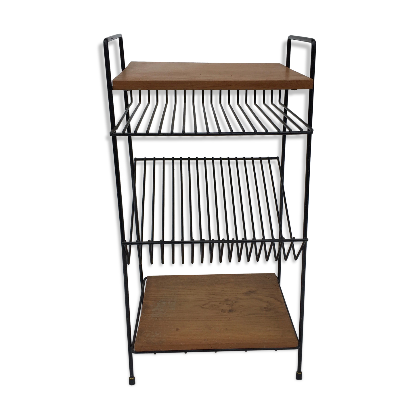 Furniture range in iron and wood vintage drive