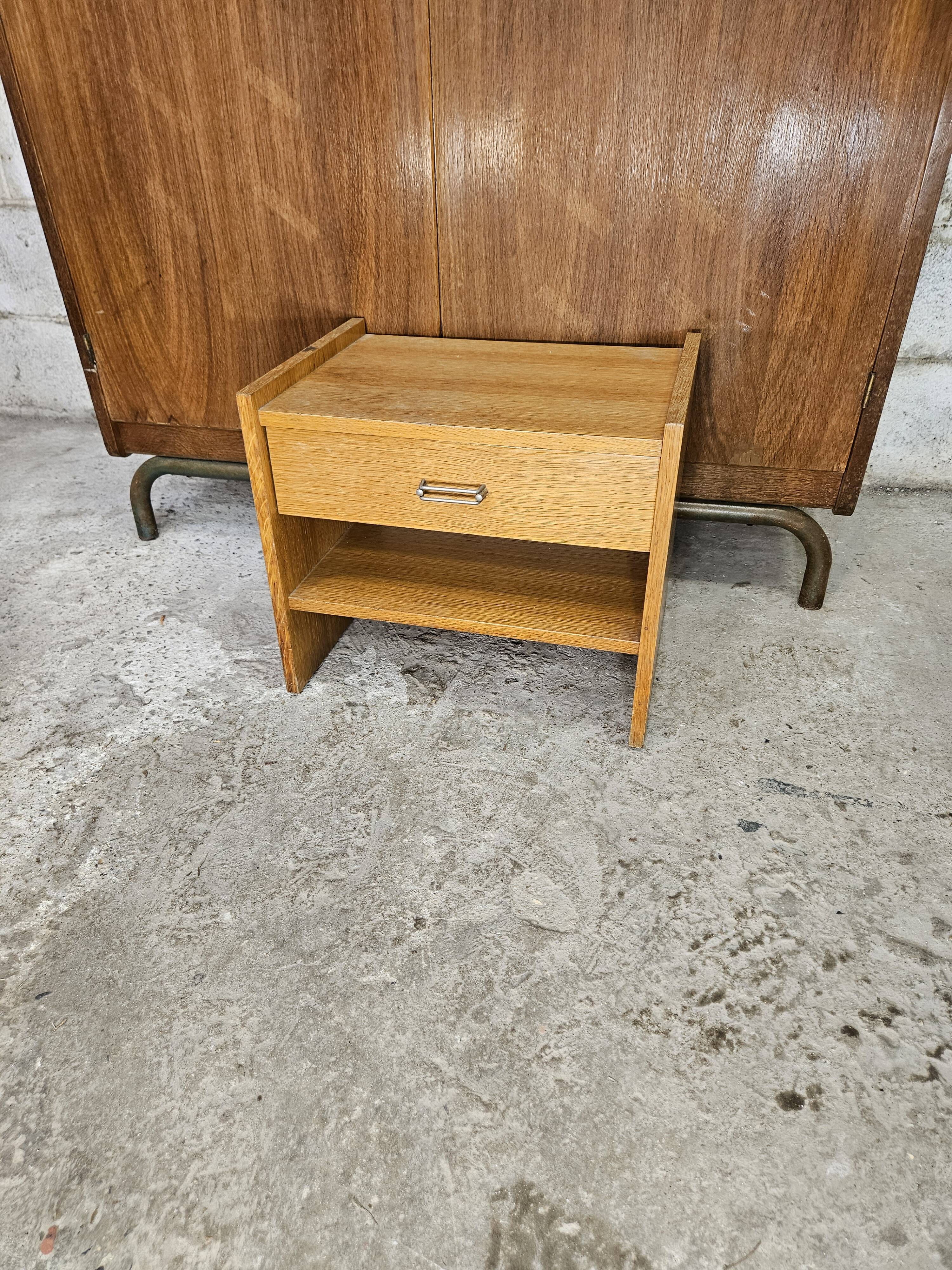 Scandinavian style bedside table 1960