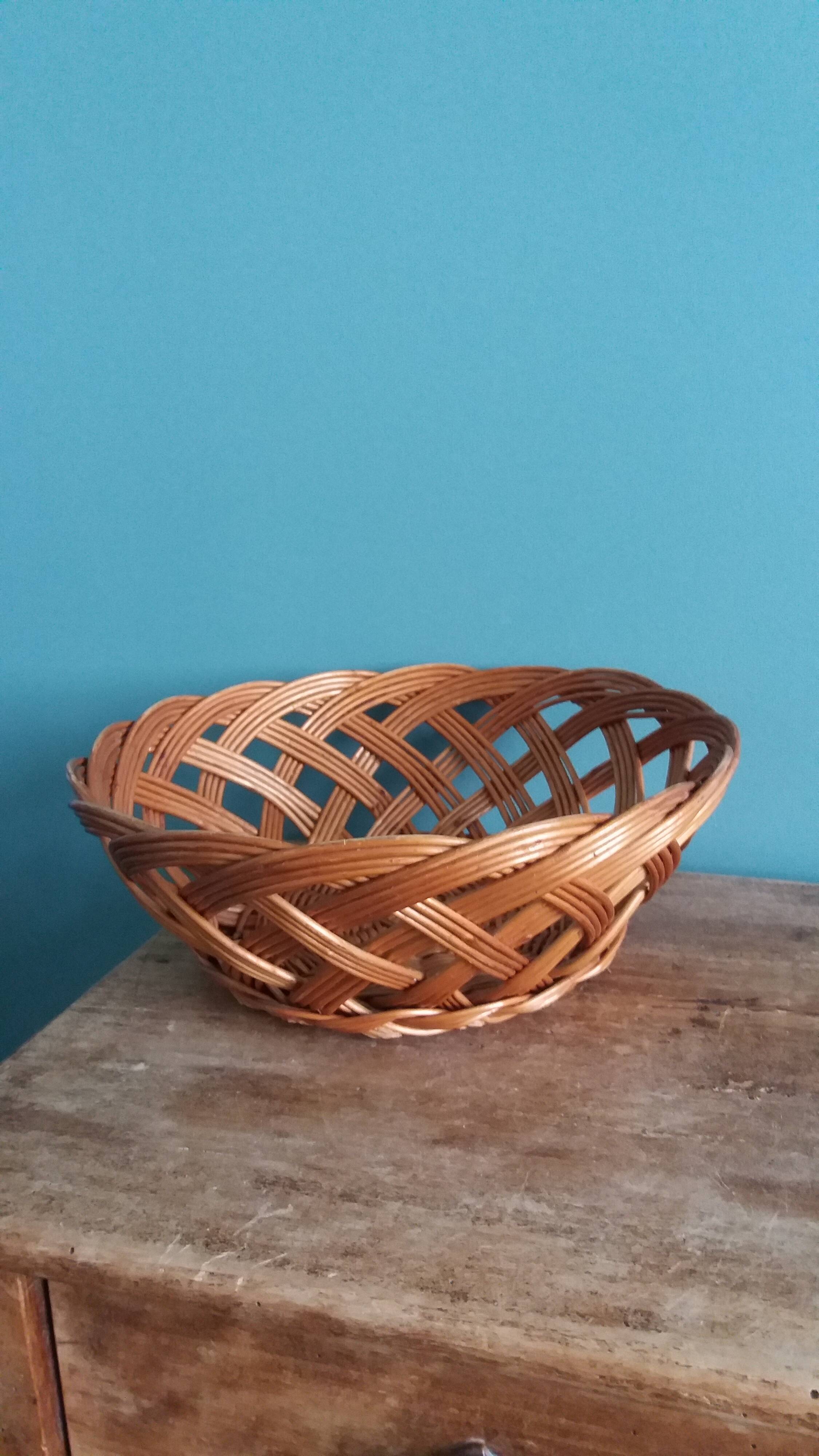 Wicker basket, 24 cm basket bowl