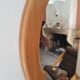 Large elm mirror