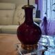 Antique blood-red lamp