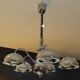 Chrome chandelier by gioffredo reggiani, 1970s