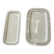 Set of 2 Rectangular Serving Dishes in Rosenthal Porcelain