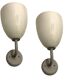 Appliques en verre opalin lot de 2