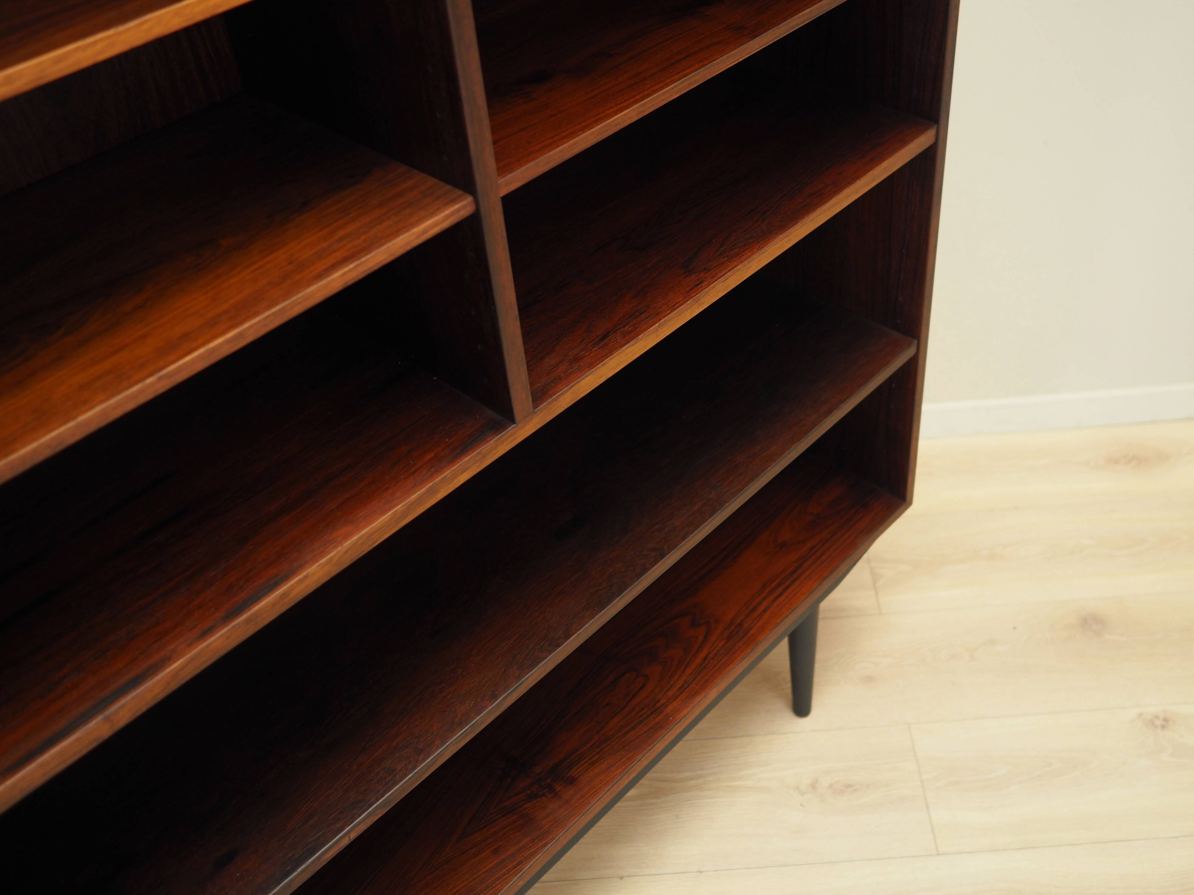 Mahogany bookcase, Danish design, 1970s, manufacturer: Omann Jun