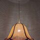 Rattan flower suspension from the 60s/70s