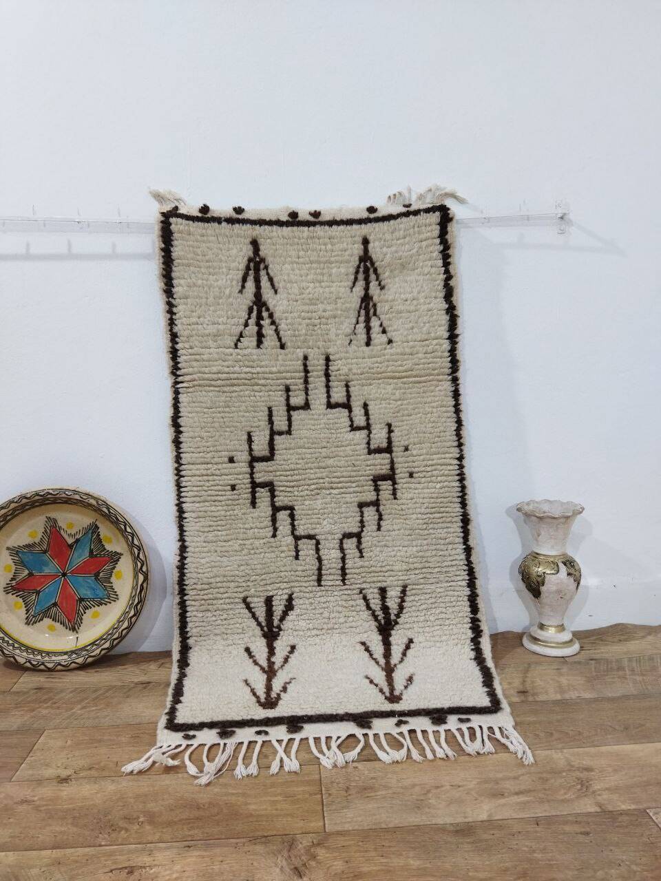 Handcrafted Moroccan Berber Rug 133 X 70 CM