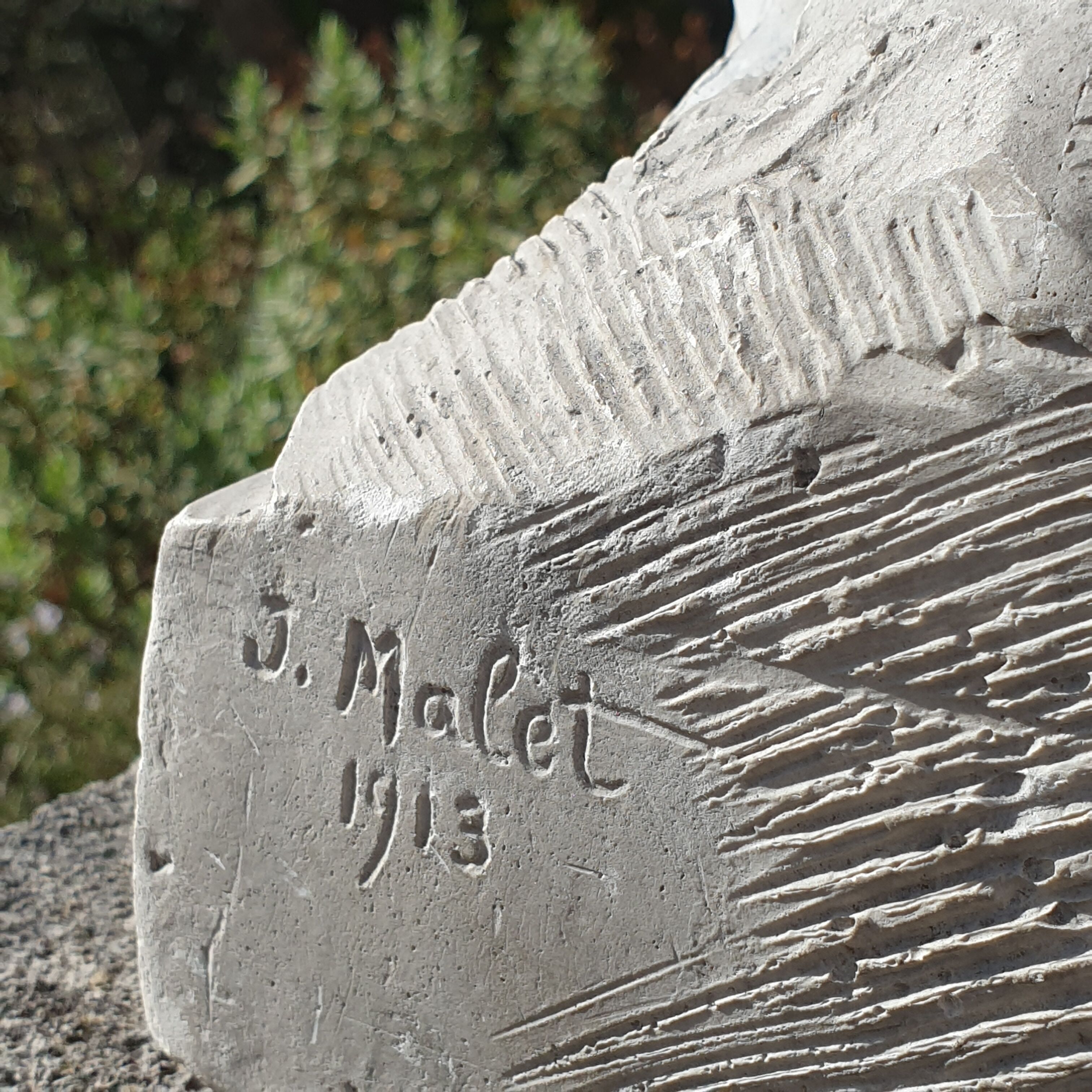 Bust Child in Platre