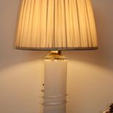 Vintage glass table lamp by Hannelore Dreutler, Studio Åhus, Sweden, 1990s.