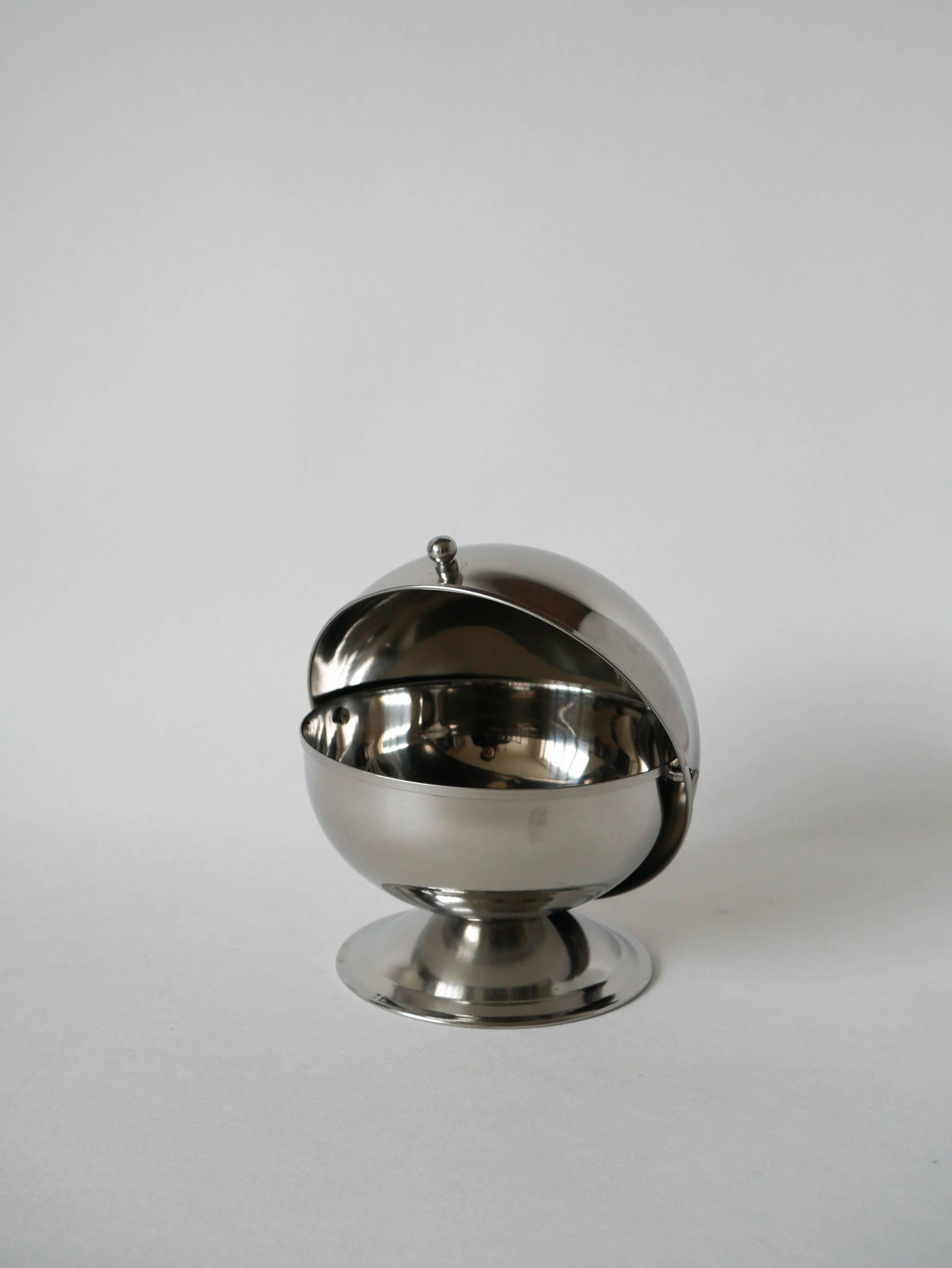 sucrier en inox Design 1970