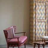 Fritz Hansen, "Canada" Model, 3-Seater Sofa painted Almue, Danish Modern, 1939