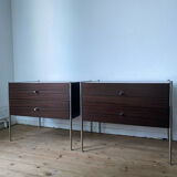 Paire de chevets mid-century scandinaves