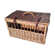 OLD WICKER BASKET FOR TRANSPORTING SMALL ANIMALS
