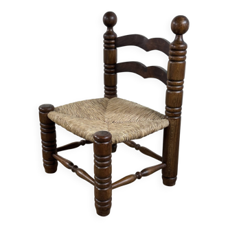 low chairs  Dudouyt style 1950