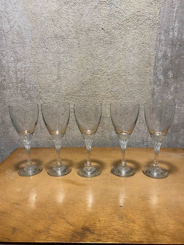 Vintage wine glasses