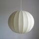 Mid-century german cocoon pendant lamp from goldkant leuchten