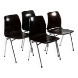 Set of 4 Galvanitas S26 chairs, 1960s