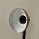 Vintage white and black metal desk lamp