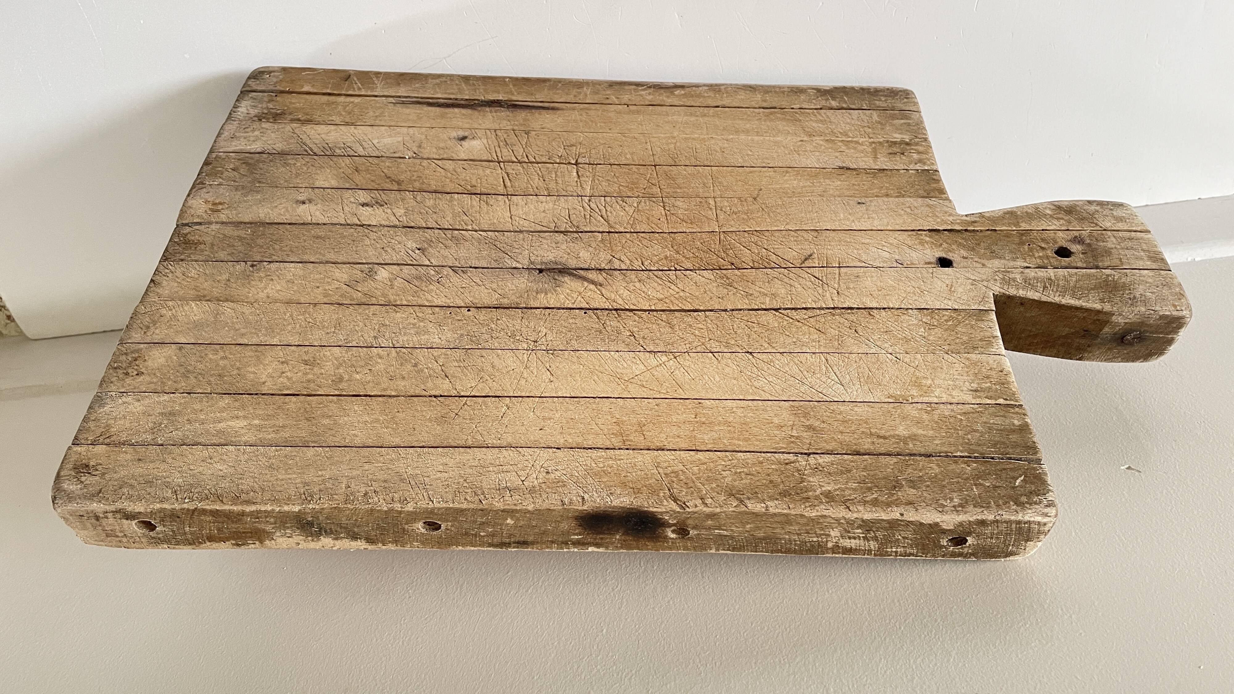 Planche à découper XL bois vintage