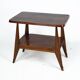 Mid-Century Modern Italian wooden Side table. Italy 1950s