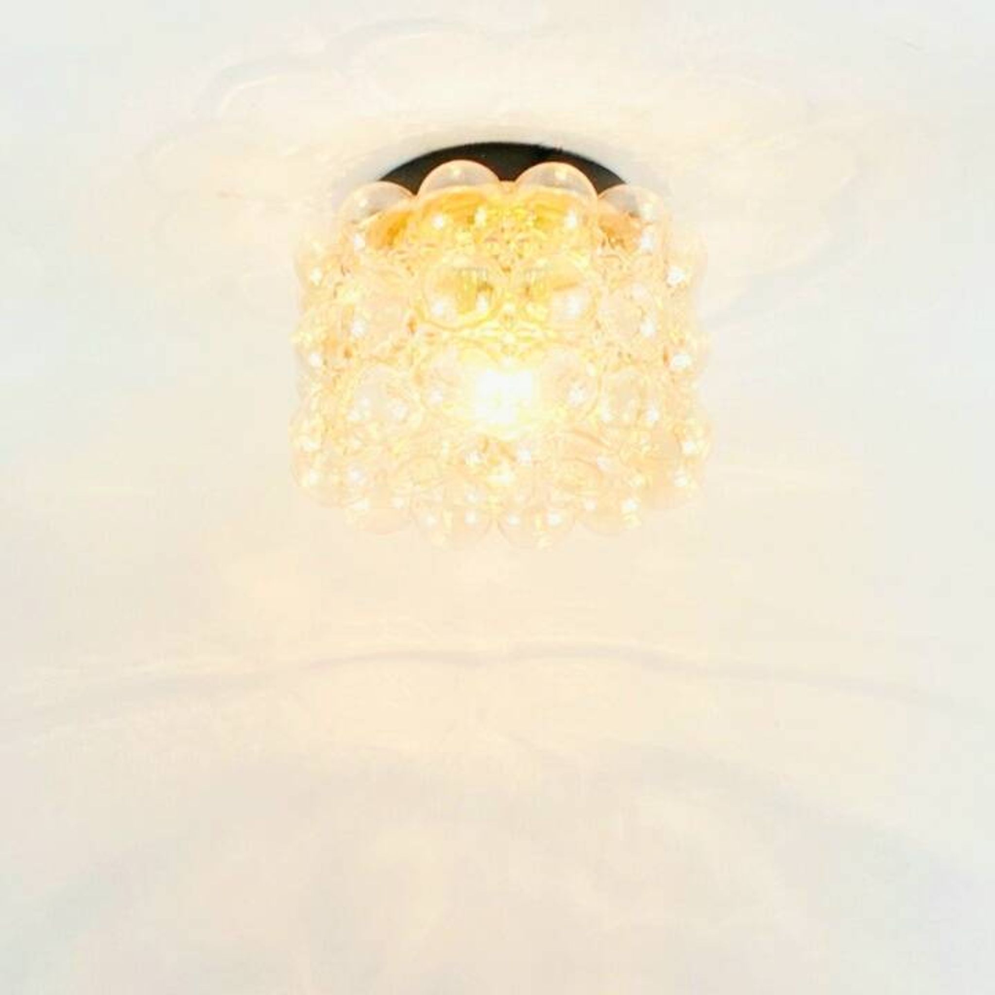 Pair of Bubble Glass Ceiling Lights by Helena Tynell for Limburg, 1960s/70s