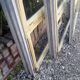 Wooden canopy 3 windows with bellows and abbatant