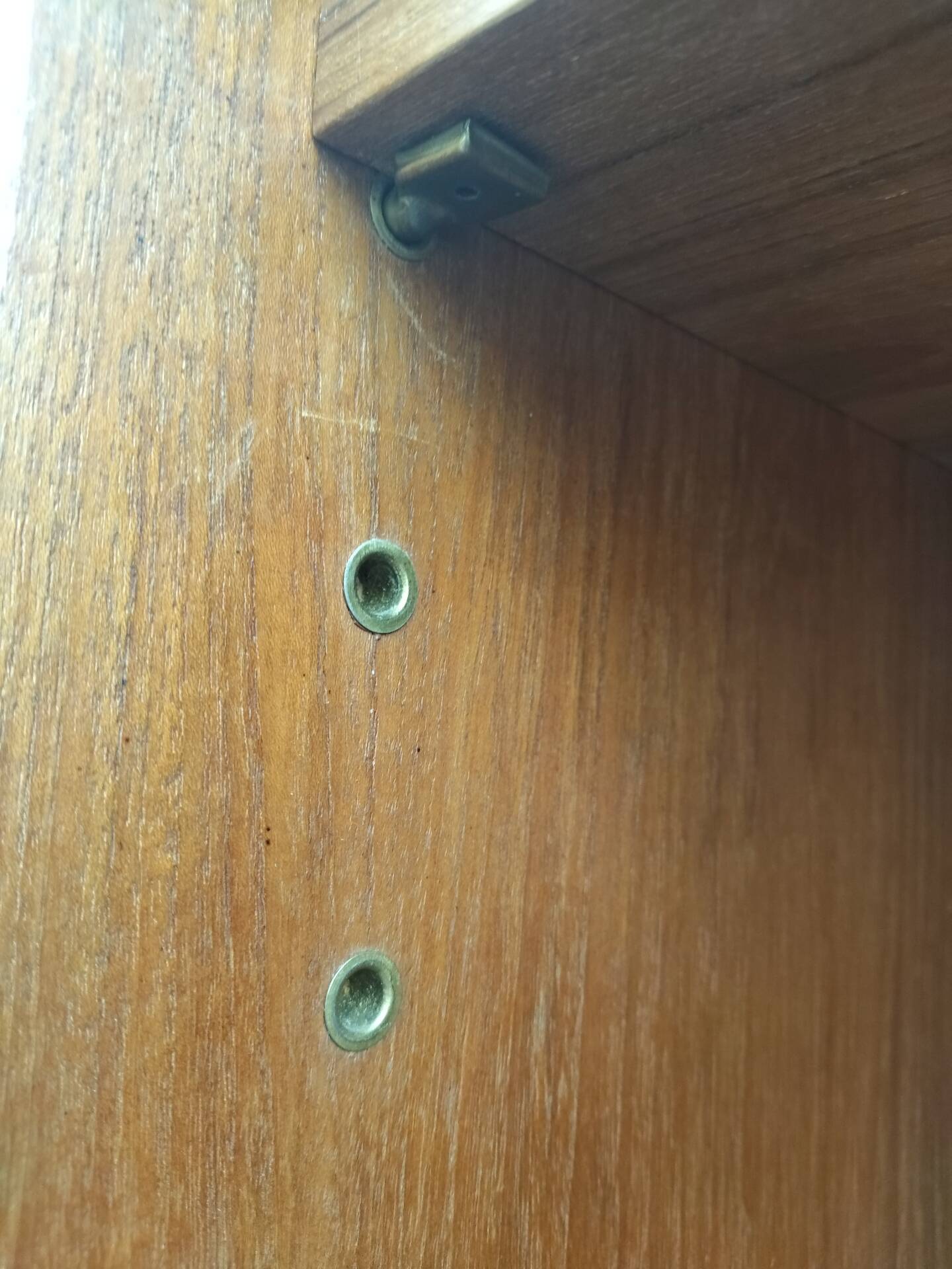 Pair of vintage column bookshelves from the 60s-70s Scandinavian style.