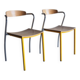 Paire chaises rio Pascal Mourgues